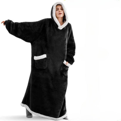 CozyWrap - Gigantische fleece hoodie voor ultiem comfort