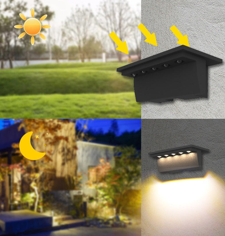 Weerbestendige buitenlamp met bewegingssensor – LUMOSENSE MOTION - Glamorix
