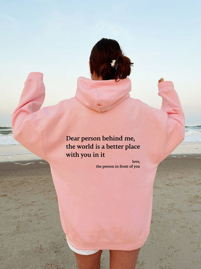 ALEX - Inspirerende unisex statement winterhoodie