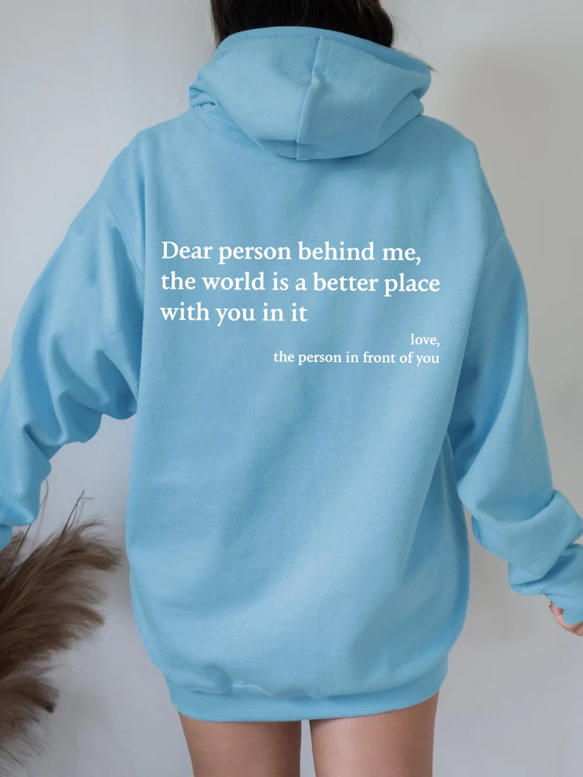 ALEX - Inspirerende unisex statement winterhoodie