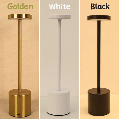 LumiMetal - Draadloze Metalen LED Tafellamp