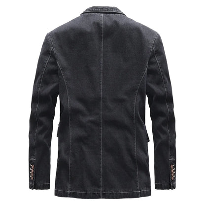 FINN - Vintage denim herenjack met tijdloze uitstraling