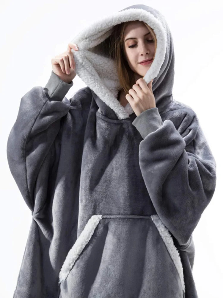 FleeceWrap - Warme fleece badjas voor ultiem comfort