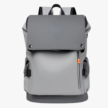 Waterdichte laptoprugzak met USB-oplaadpoort en strak design – NOVARO TechShell - Glamorix