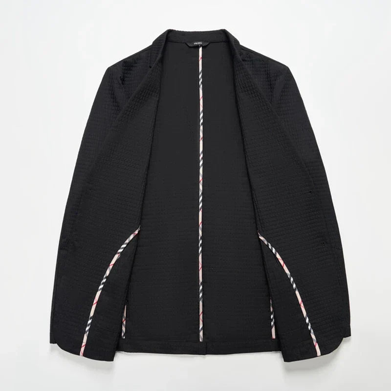 Liam - Moderne herenblazer met structuur voor een verfijnde look