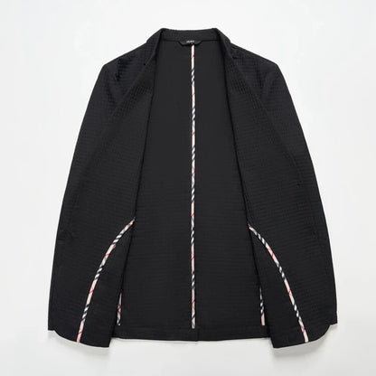 Liam - Moderne herenblazer met structuur voor een verfijnde look