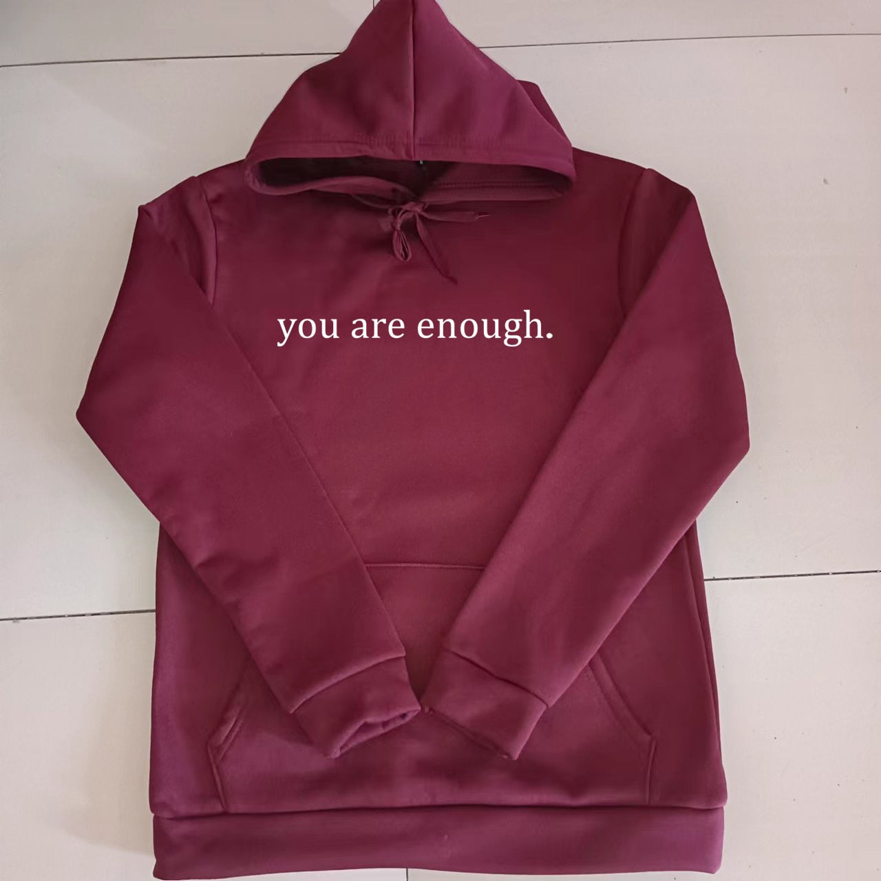 ALEX - Inspirerende unisex statement winterhoodie