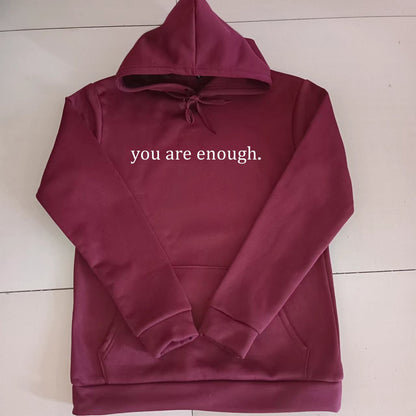 ALEX - Inspirerende unisex statement winterhoodie
