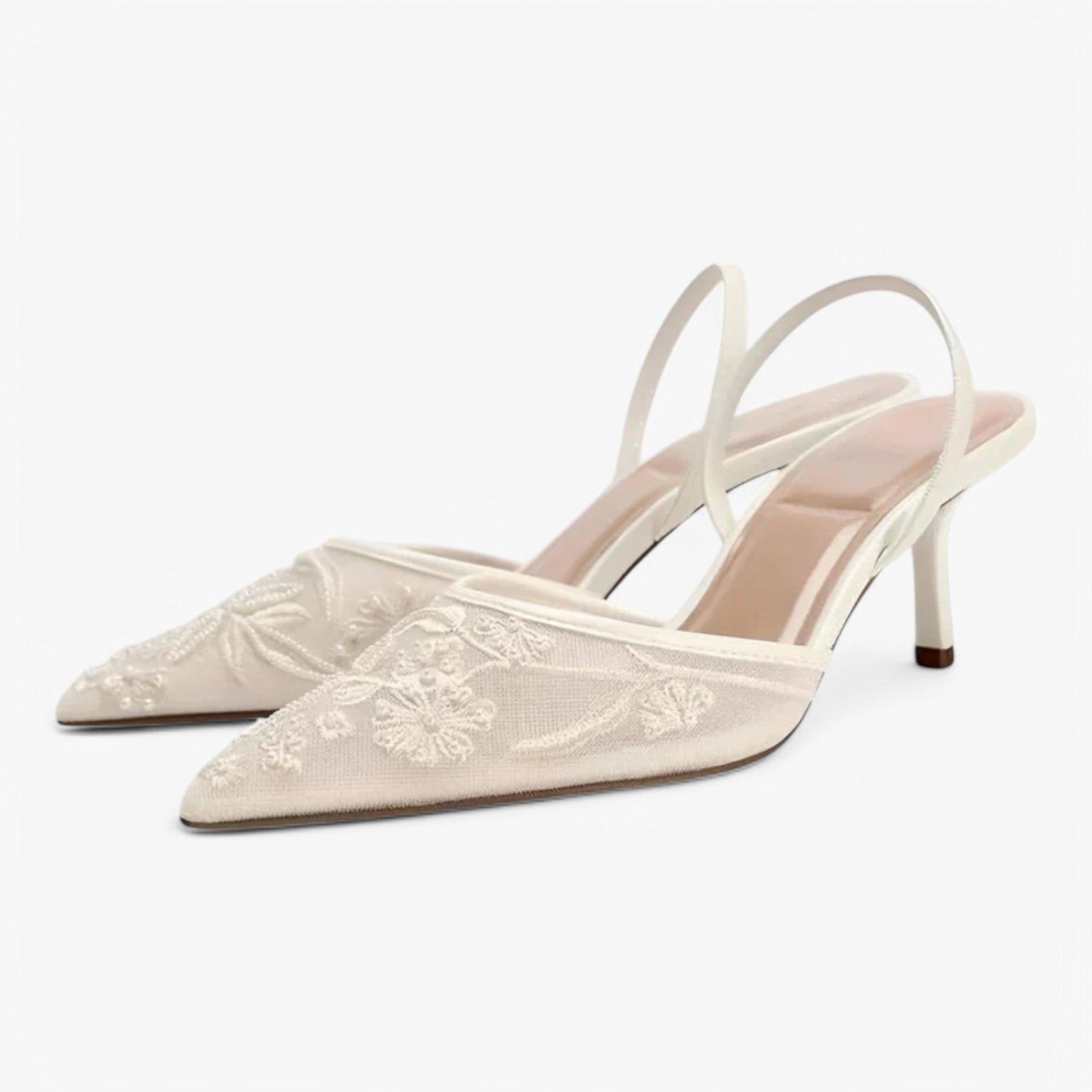 Elegante mesh hakken voor een verfijnde look – VeloraHeels - Glamorix