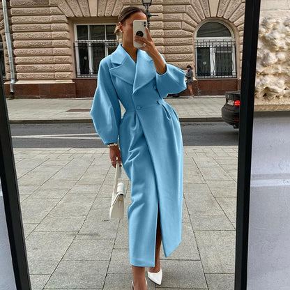 ELIZA - Elegante trenchcoat met dubbele riemen voor dames