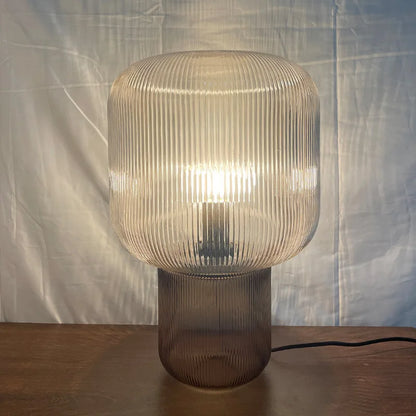 GLAMMUSH - Luxe glazen tafellamp in champignonvorm