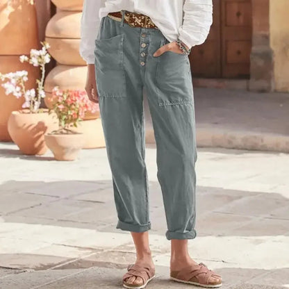 FAYLINN – Relaxed fit damesbroek met moderne flair en subliem draagcomfort