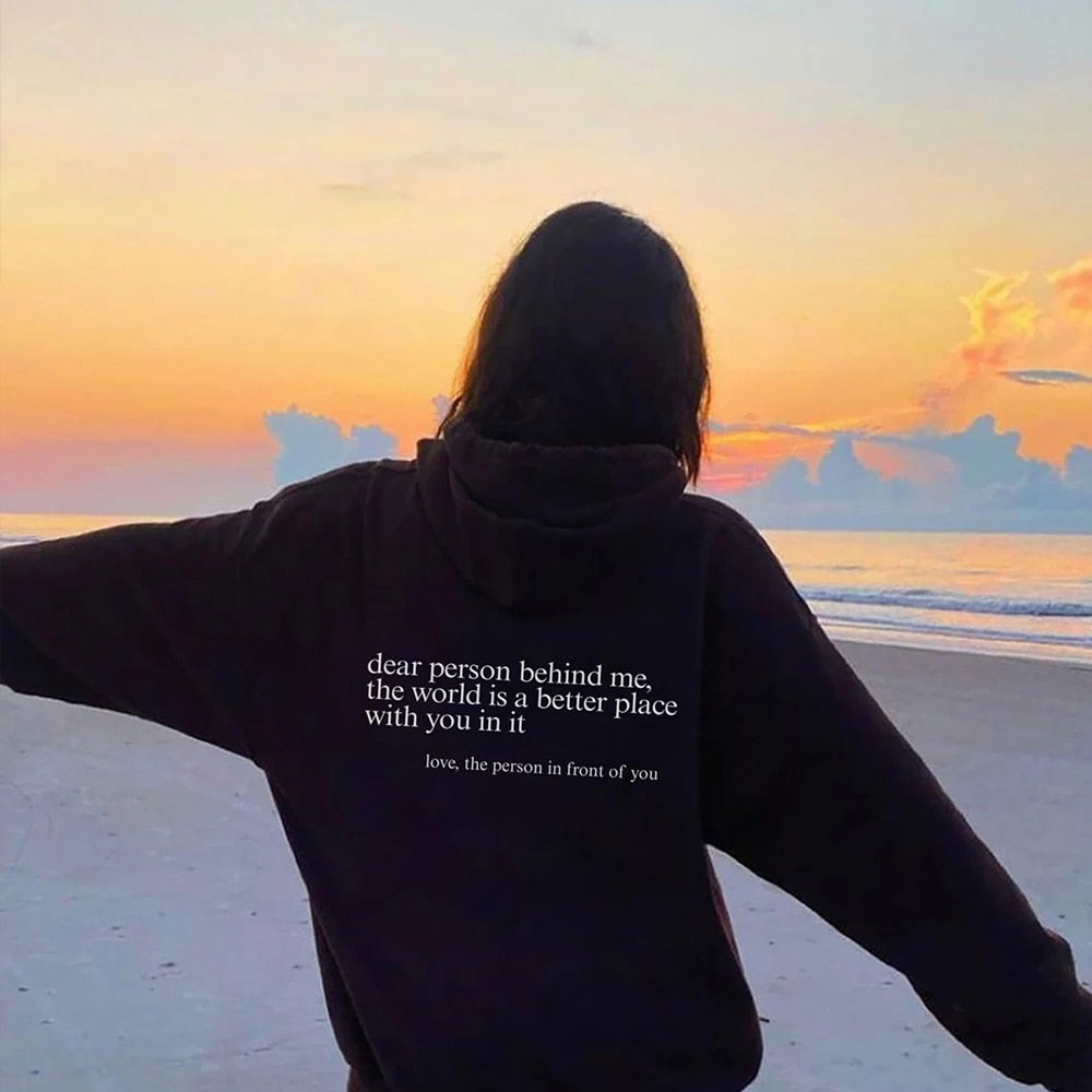 ALEX - Inspirerende unisex statement winterhoodie