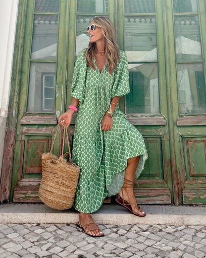 Elegante Midi-Jurk voor Dames met Vrouwelijke Pasvorm – ÉLANORA