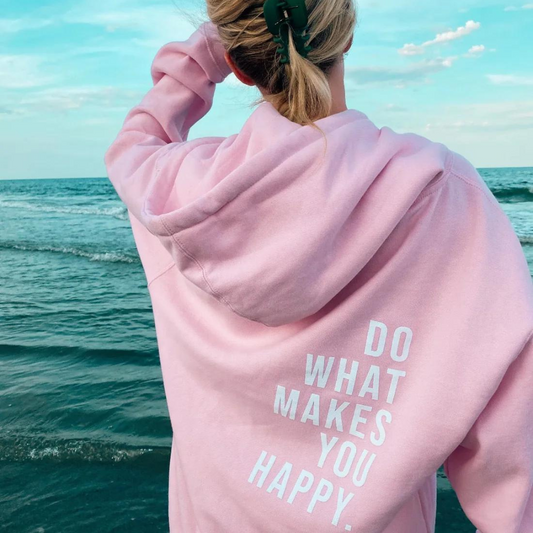 BELLA - Knusse hoodie met inspirerende print voor dames