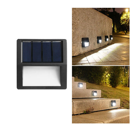 Waterdichte Solar Terras- en Trapverlichting - Ronde en vierkante opties voor buiten