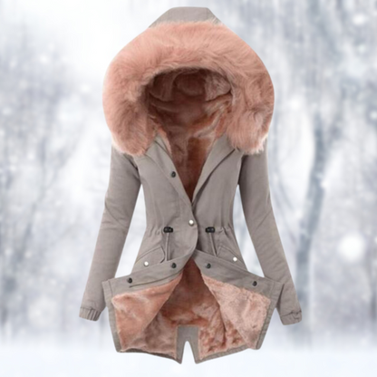 EVELYN - Warme fleece winterjas voor dames