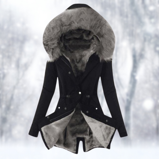 EVELYN - Warme fleece winterjas voor dames