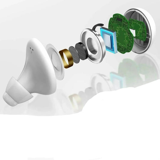 Discreet oplaadbaar hoortoestel met Bluetooth en appbediening – AUDIONIQ ClearTone - Glamorix
