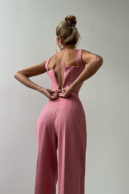 Elegante Damesoutfit met Getailleerde Pasvorm voor Feestelijke Gelegenheden – LUNA CHIC - Glamorix