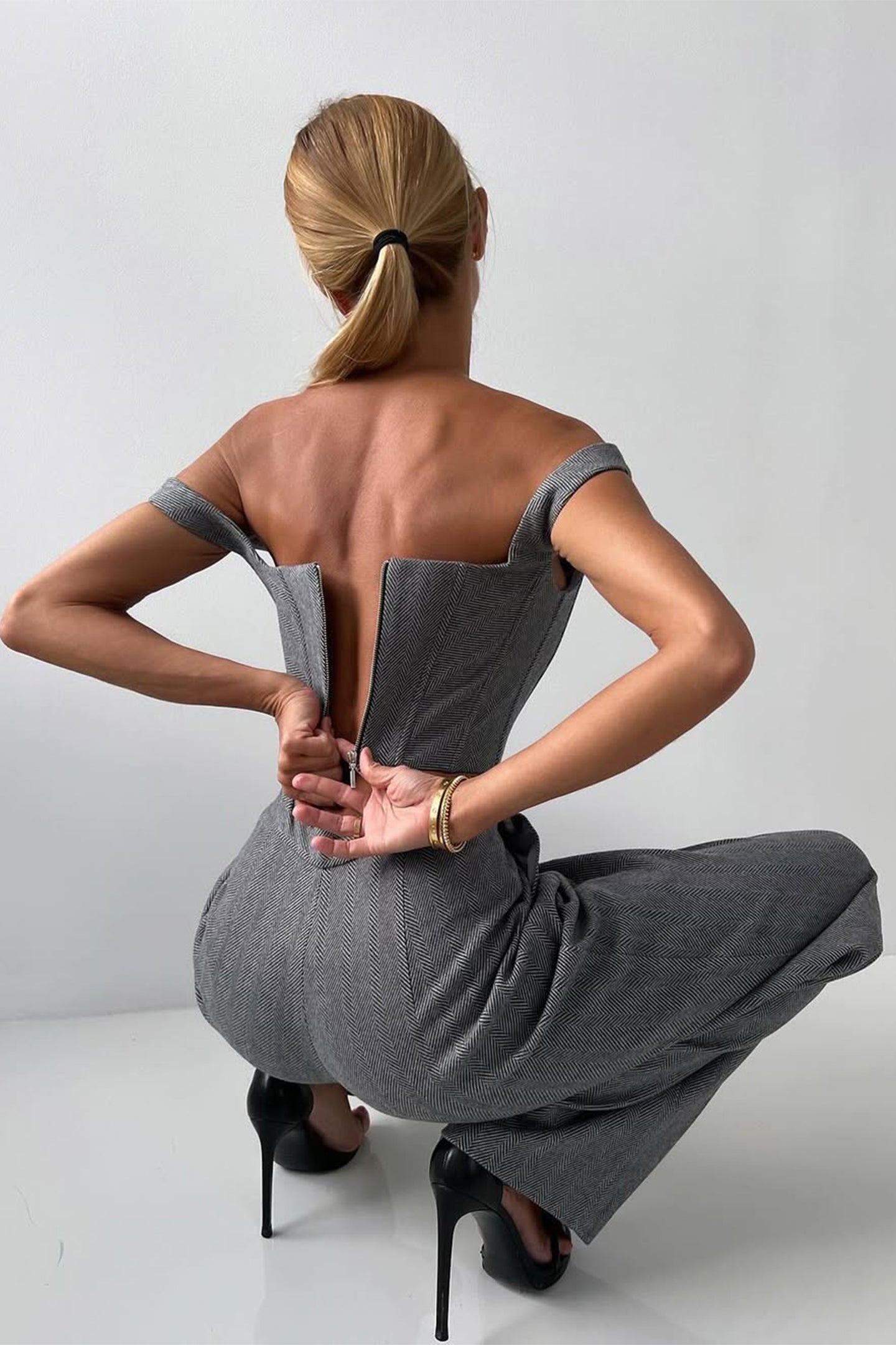 Elegante Damesoutfit met Getailleerde Pasvorm voor Feestelijke Gelegenheden – LUNA CHIC - Glamorix