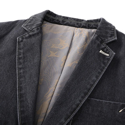 FINN - Vintage denim herenjack met tijdloze uitstraling