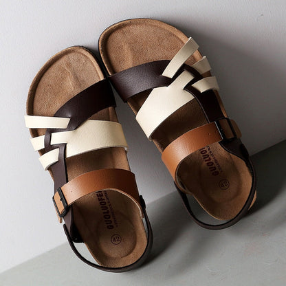 Heren sandalen met verstelbare banden en antislipzool – RAVEL WALK - Glamorix