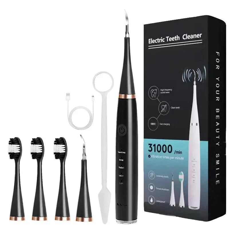 Elektrische tandreiniger tegen vlekken en tandsteen – CLEANSMILE PRO - Glamorix