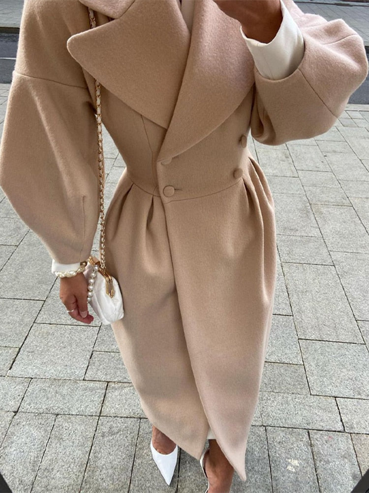 ELIZA - Elegante trenchcoat met dubbele riemen voor dames