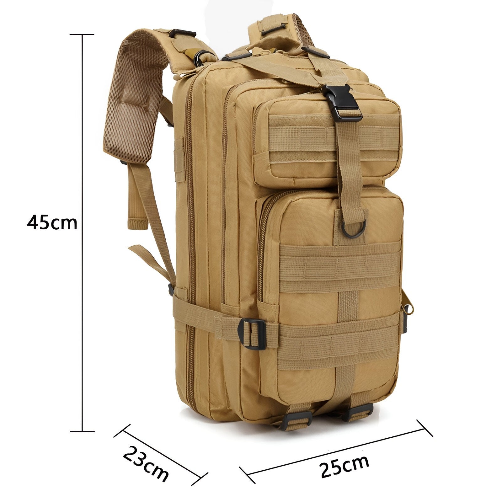 Compacte waterdichte tactical rugzak – StormTrail Raptor - Glamorix