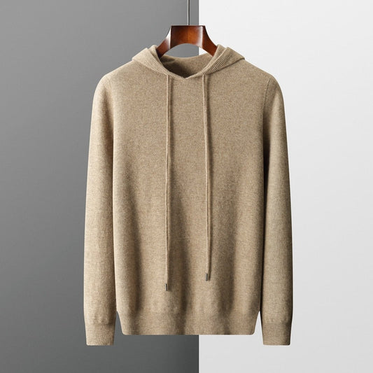 LAYLA - Casual gebreide hoodie met verstelbare trekkoorden