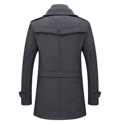 Archer - Lange winterjas voor heren met hoge kraag