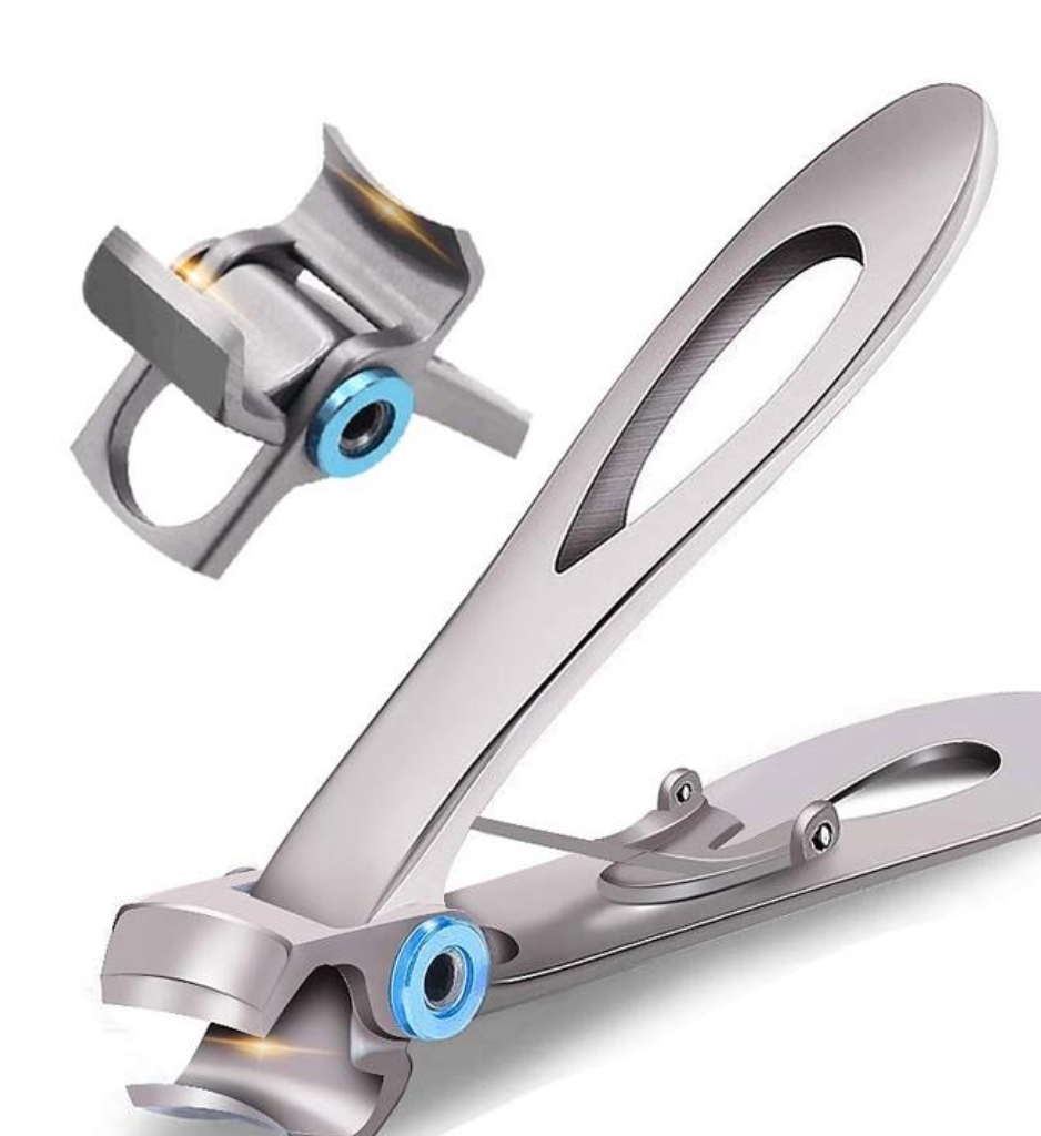 Ergonomic Nail Clippers for Thick Nails – Precision Trimmer with Durable Stainless Steel Construction - Glamorix