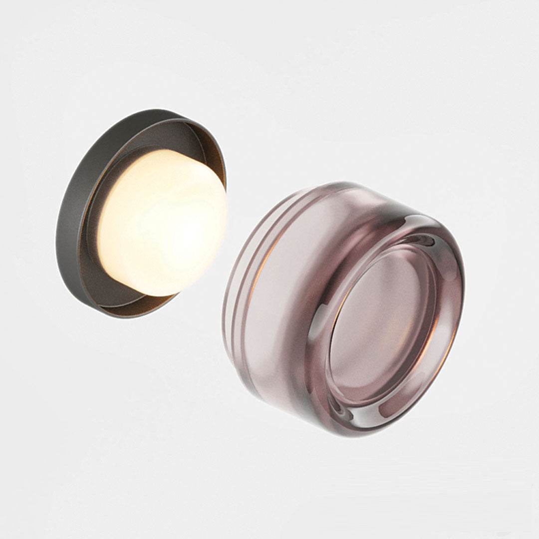Elegante wandlamp met dimpeldesign en warm LED-licht – VELTURA GlowWave - Glamorix