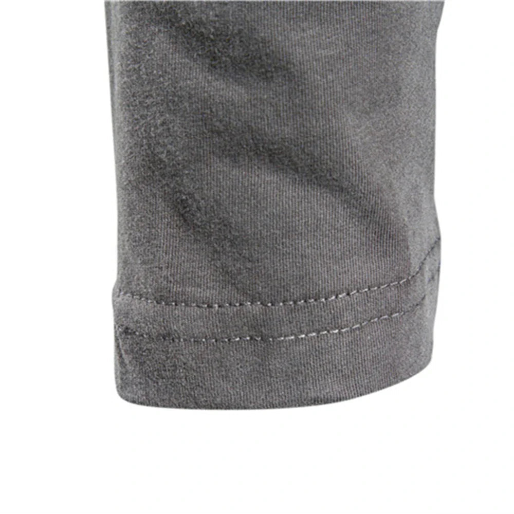 Comfortabel heren T-shirt met lange mouwen en ronde hals – ARDEN CORE - Glamorix