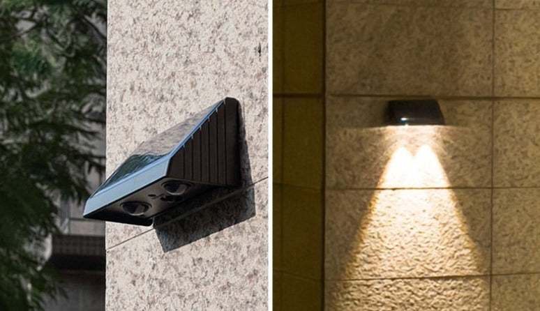 Waterdichte solar wandlamp voor buiten – SUNBEAM SOLAR LIGHT - Glamorix
