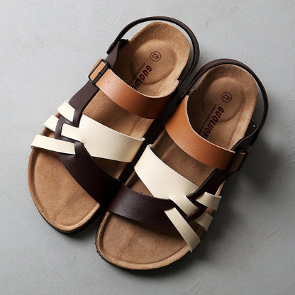 Heren sandalen met verstelbare banden en antislipzool – RAVEL WALK - Glamorix