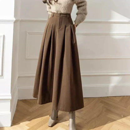 LIVIA - Klassieke lange plooirok voor dames