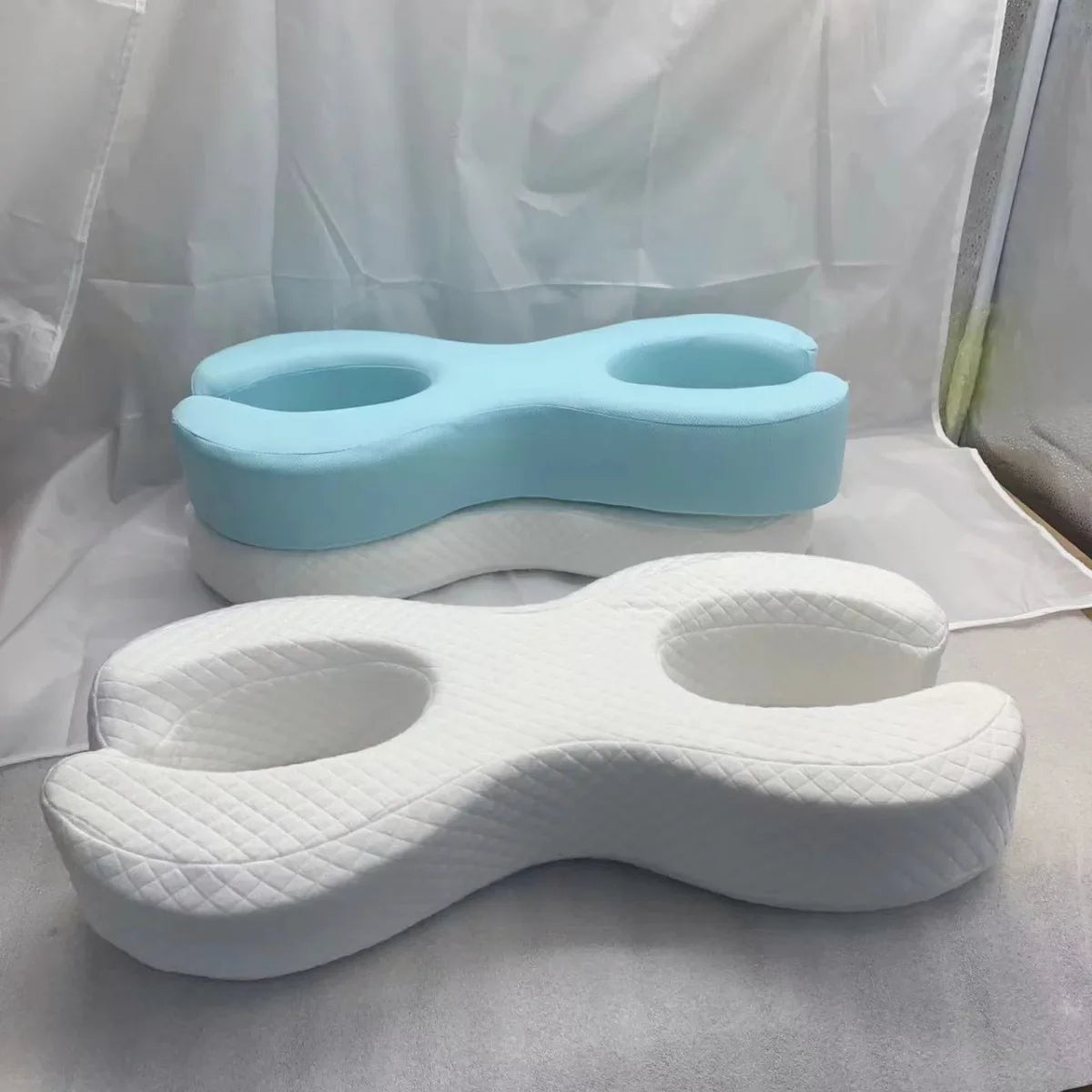Ergonomisch kussen voor zijslapers en gezichtsverzorging – FACEALIGN COMFORT - Glamorix