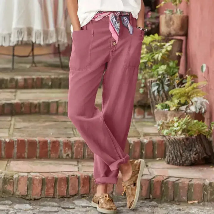 FAYLINN – Relaxed fit damesbroek met moderne flair en subliem draagcomfort