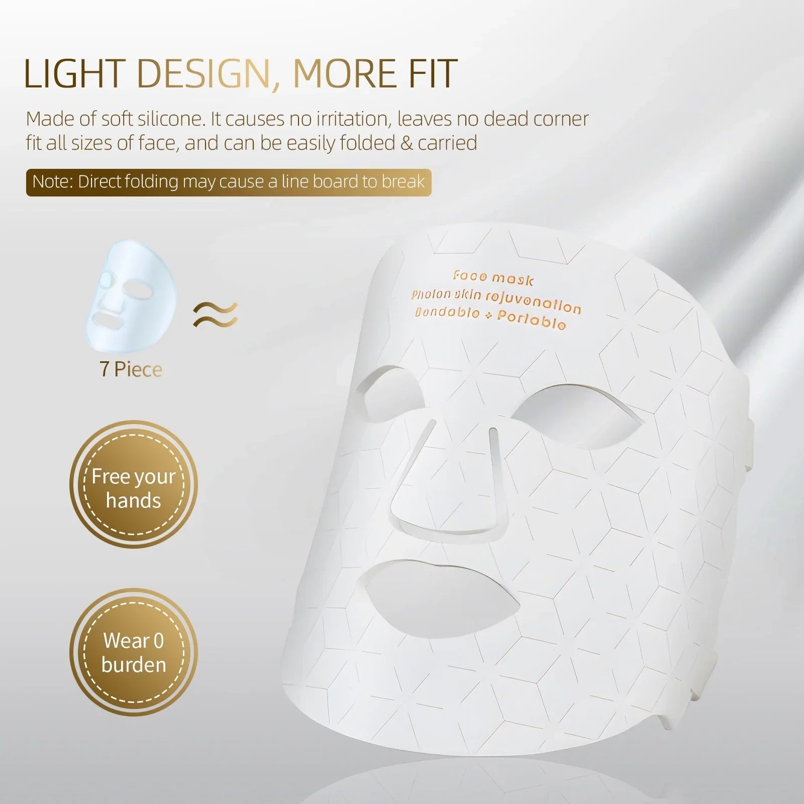 LED gezichtsmasker tegen acne en huidveroudering – LUMISKIN AGELESS - Glamorix