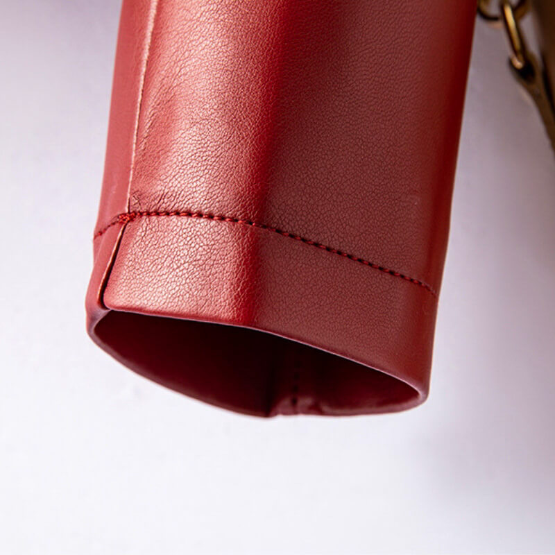 ELLENA – Dames leren jas met tijdloze pasvorm en stoere look - Glamorix