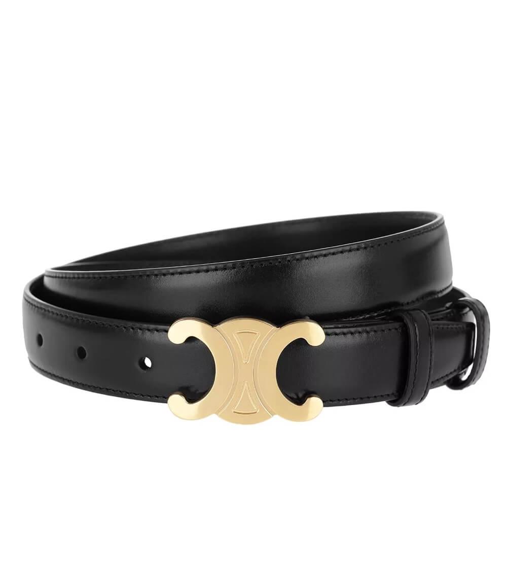 Elegante damesriem met goudkleurige gesp en designerlook – AURELIA BELT - Glamorix