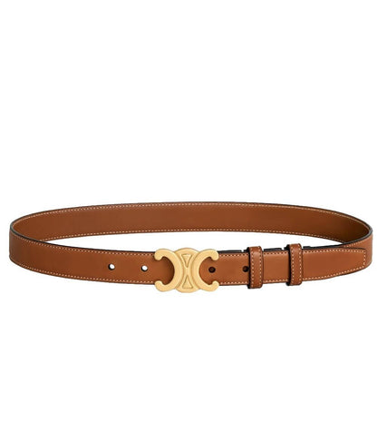Elegante damesriem met goudkleurige gesp en designerlook – AURELIA BELT - Glamorix