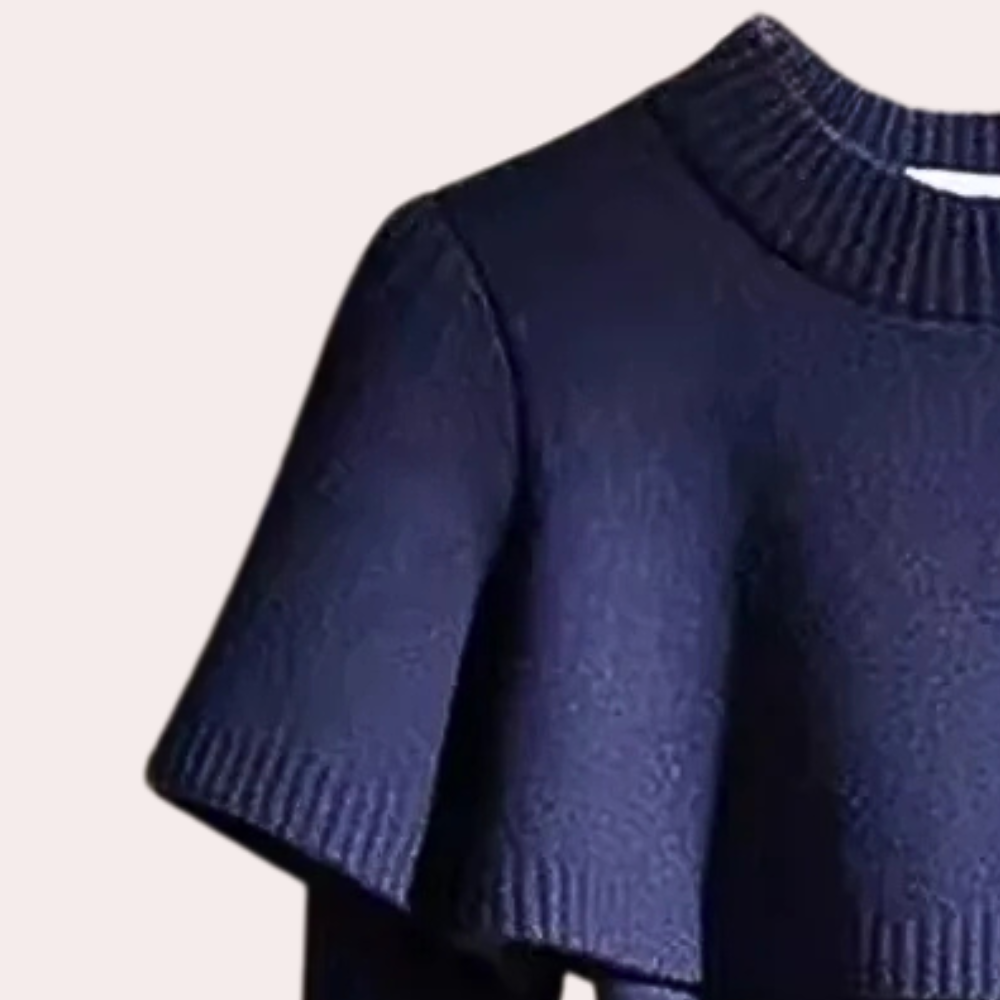 ELENA - Gebreide top met lange mouwen voor een elegante uitstraling