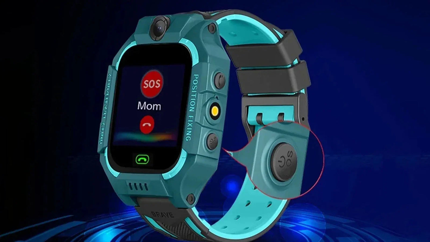 GPS smartwatch voor kinderen met realtime locatie, SOS-knop en bellen – SAFEKIDZ TrackTalk - Glamorix