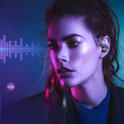 Waterdichte draadloze oordopjes met ergonomische pasvorm en touch control – SONIQFIT MotionBuds - Glamorix