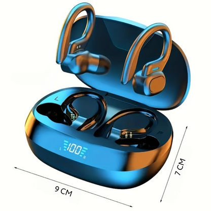 Waterdichte draadloze oordopjes met ergonomische pasvorm en touch control – SONIQFIT MotionBuds - Glamorix