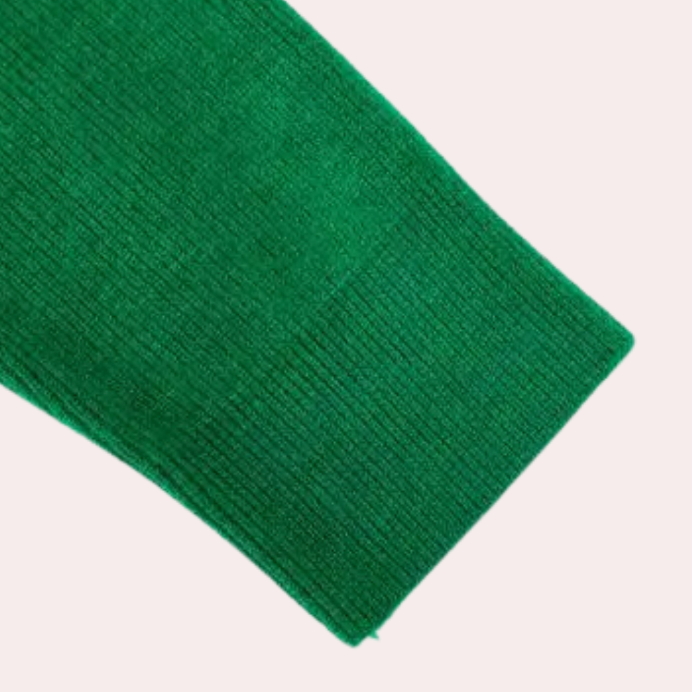 LIVIA - Gebreide midi-jurk met een elegante pasvorm