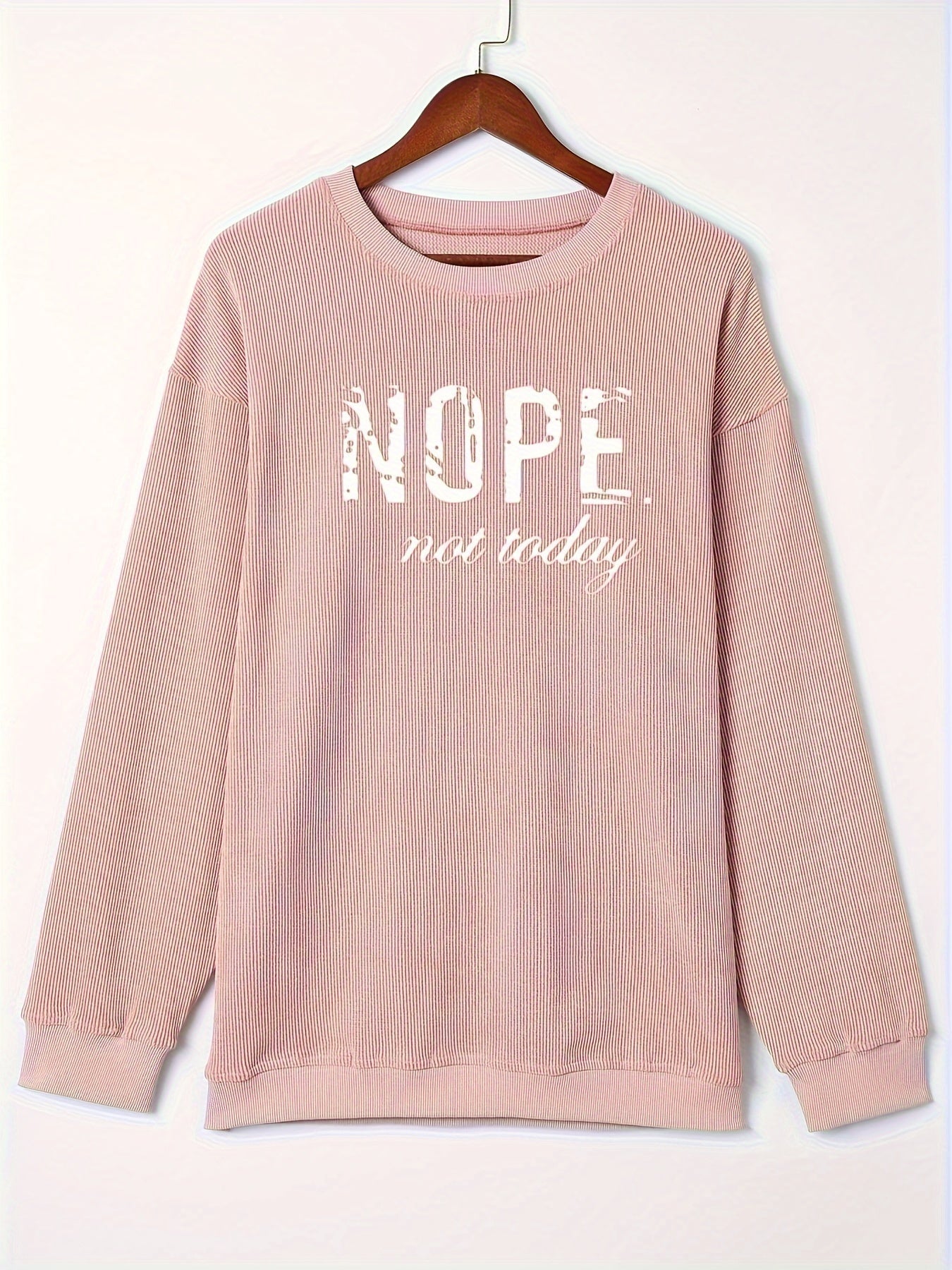 Een lange mouw top met ronde hals voor dames – NOVAQ - Glamorix